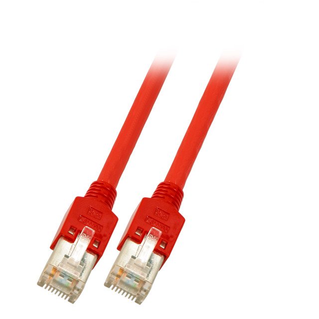 Efb RJ45 Network Cable CAT.5E Sf UTP Lszh Draka UC300 TM11 Crossed Red 1M