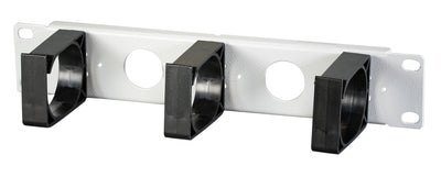Efb 10 1HE Panel Organiser Cables, RAL7035 — image 1