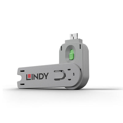 USB Type a Port Blocker Key, Green — image 1