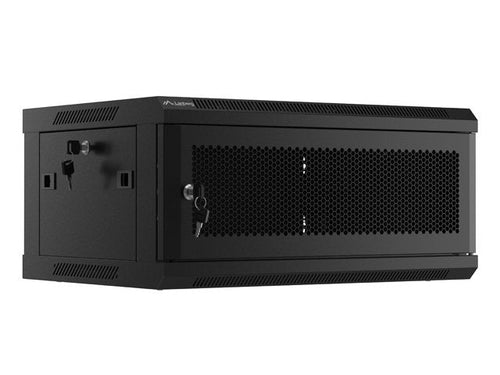 Lanberg Gabinete Wall 19 4U 600X450 Door Mesh Black Paquete Flat — image 1
