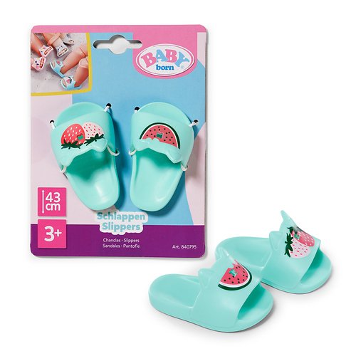Zapf Creation Baby Born® Pantuflas 43CM, Accesorios Muñecas Artículos Surtidos, Par 840795