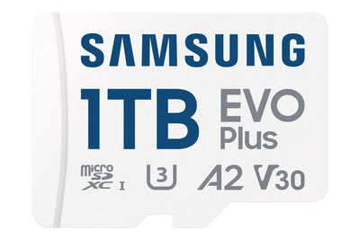 Samsung Evo Plus Microsdxc 1TB + SD Adapter Uhs-i U3 Full HD & 4K UHD Up To 160MB S Transfer Speed Memory Card — image 1