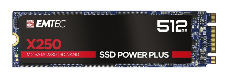 Emtec Drive SSD 512GB X250 M.2GB SATA III 3D Nand