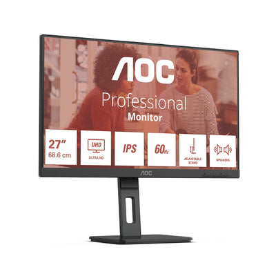 AOC Monitor 27 U27E3UF 16:09 2x HDMI + DP + USB 4K Lift Black — image 1