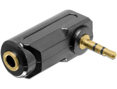 Delock Adapter Jack 3,5MM Stereo Macho-hembra 90º Acodado — image 1