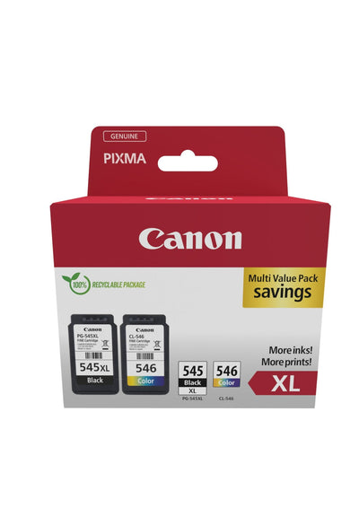 Canon Ink 8286B012 2 Pieces Genuine High Yield [xl] Black Cyan Magenta Yellow — image 1