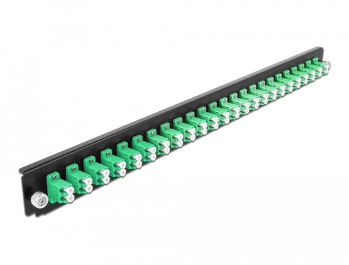 19? Lwl Box Of Empalme Fibre Panel Front 24 Port Lc Duplex Green — image 1