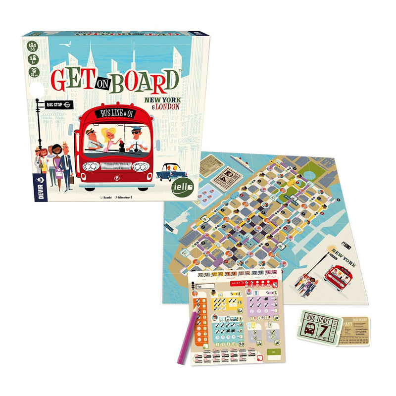 Devir Set Of Desk Get On Board New York & London