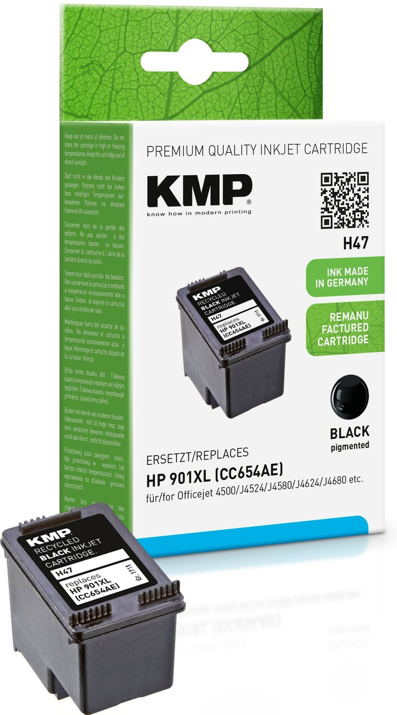 Kmp Ink Compatible 901XL H47 Black 1 Pieces