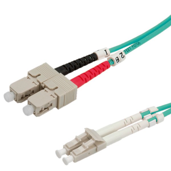 Roline Lwl-cable 50 125UM OM3 Lc Sc Trkis 2M