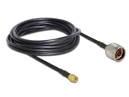 Delock Cable Antenna N Male Sma Male RG-58 C/U 5M — image 1