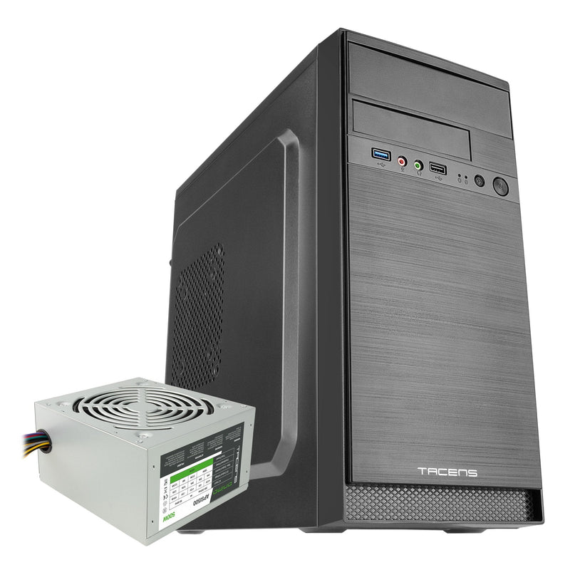 Tacens PC Case Anima AC4500 Power Supply 500W 1x USB 3.0 1XUSB2.0 + HD Audio And Microphone Supports VGA Max.