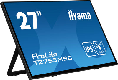 Iiyama Monitor 68.6CM 27 T2755MSC-B1 16:9M-TOUCH HDMI + DP Webcam Retail — image 1