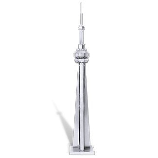 Maqueta 3D Metal Fascinations Cn Tower Toronto Assembly Without Glue Ni Soldadura Maquetas 3D