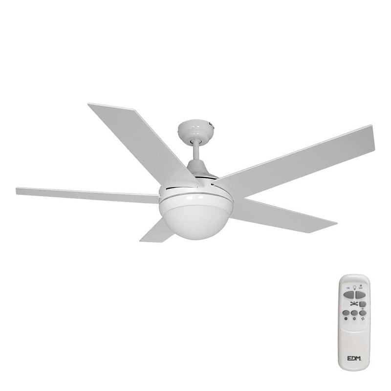 EDM Fan Ceiling Model Adriatico White Power 60W Aspas: Ø132CM With Remote Control
