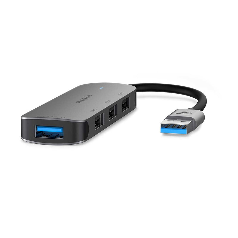 Nedis CCGB61210GY01 Hub Interfaz USB 3.2 Gen 1 [3.1 Gen 1] Type-a Grey