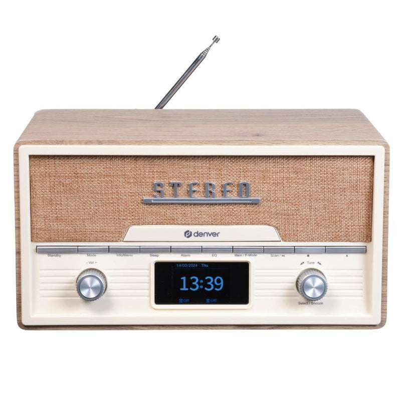 Denver MDA-525LW Wood Reproductor Cd Laptop