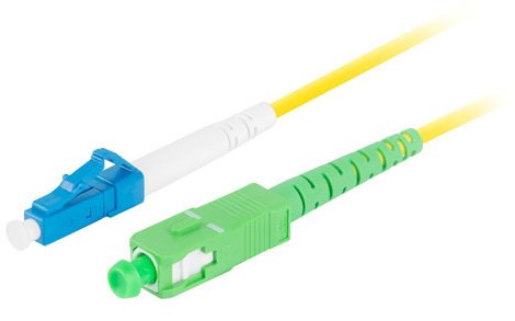 Lanberg Cable Fibre Optic Sm Lc Upc-sc Apc Simplex 1M Lszh G657A1 3.0MM Yellow
