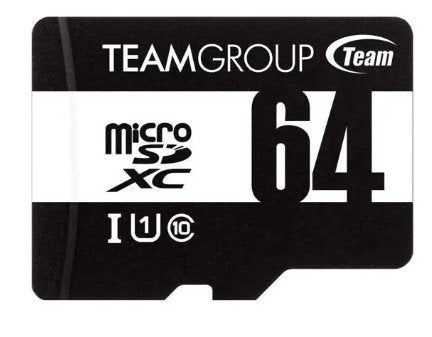 Card Team U1 C10 microSD + Adp 64GB
