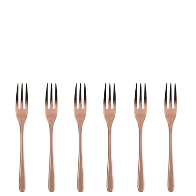 Sambonet Taste Cake Fork Set 6 Pcs Copper — image 1