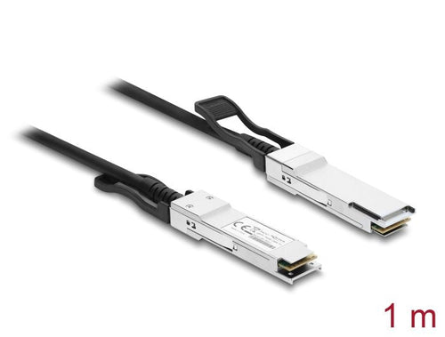 Delock Twinax Cable Qsfp + Connector Male a Qsfp + Connector Male 40Gbps 1M — image 1