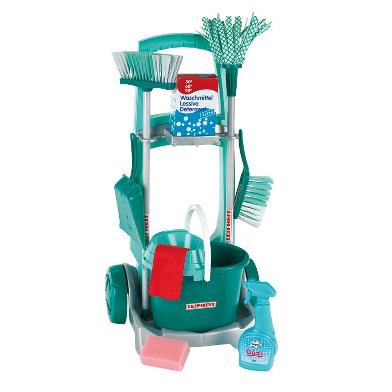Theo Klein Carro Cleaning With Accesorios Leifheit, Electrodoméstico Kids 6562