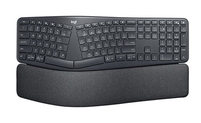 Logitech Keyboard German Ergo K860 RF Wireless + Bluetooth Qwertz Graphite — image 1