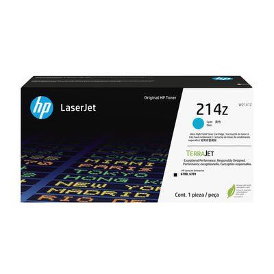 HP Toner Cyan 26.000 S. NO.214Z Aprox. 26.000 Copias Lj 6700 — image 1