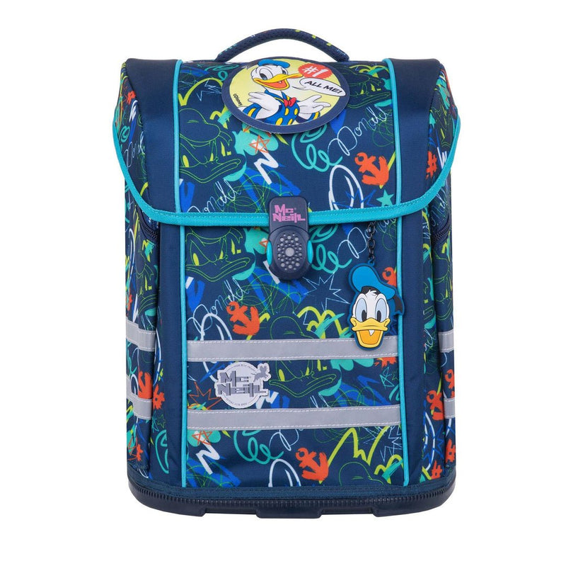 Mcneill Set Of Backpack School Perfecto 5TLG. Donald Duck
