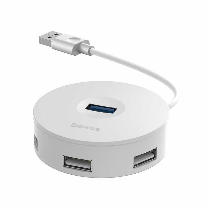 Baseus Hub CAHUB-F02 (3x USB 2.0, 1x USB 3.0, Colour White