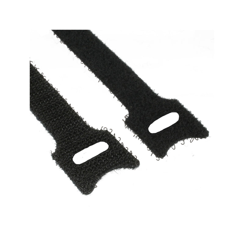 Inline Straps Closure Velcro 12X150MM 10 Units Black