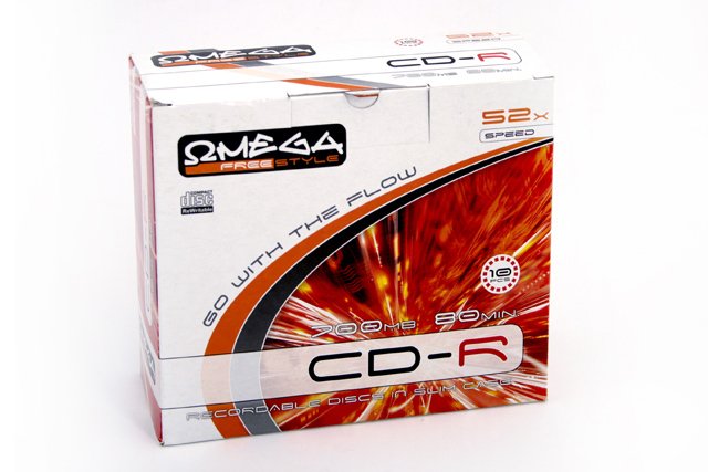 Omega Freestyle Cd-r 700MB 52X Box SLIM*10 Ofs