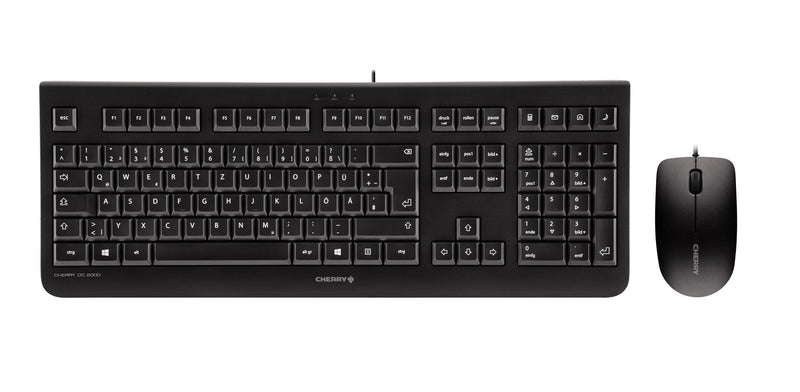 Cherry Keyboard + Mouse DC 2000 USB Black Spanish