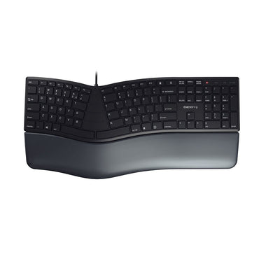 Cherry Ergo Kc 4500 USB Keyboard Us Int Black — image 1