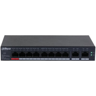 Switch Cloud Dahua DH-CS4010-8GT-110 Gigabit Switch With 8-PORT PoE