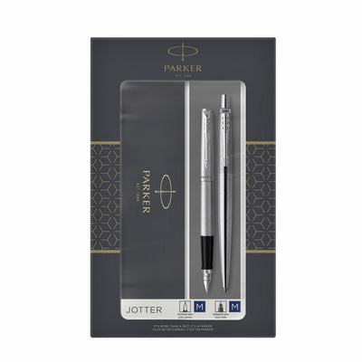 Parker 2093258 Set Of Pens Black Silver 2 Pieces — image 1
