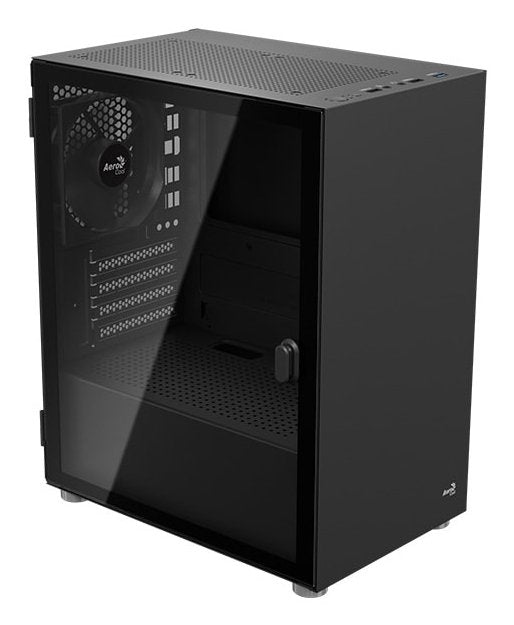 Aerocool PC Case CS-111-G-BK-V1 Glass Tempered ACCS-PC19013.11 Black