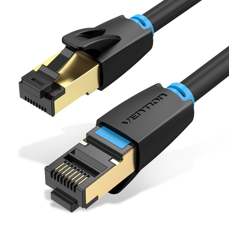 Vention Network Cable RJ45 SFTP Ikabk CAT.8 8M Black