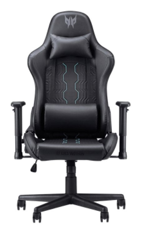 Acer Predator PGC330 Chair Juegos Ergonómico Reposabrazos Forma T Rotating Leather Poliuretano Black With Deta — image 1