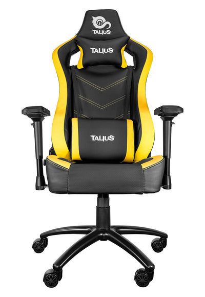 Talius Chair Vulture Gaming Black/Yellow Butterfly, Base Nylon, Wheels Nylon, 4D — image 1