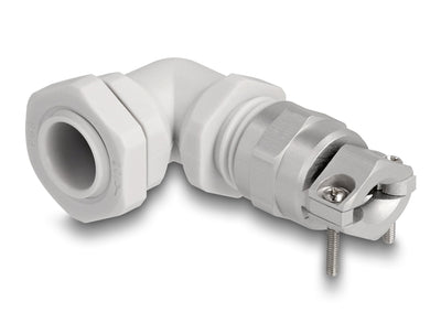 Delock 60592 Prensaestopas With Alivio Voltage And Protection Contra Flexión Ángulo 90 ° PG9 Grey — image 1