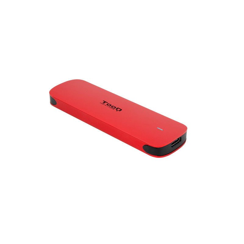 TooQ External Enclosure M.2 NVMe USB 3.1 GEN2 Aluminium - Red