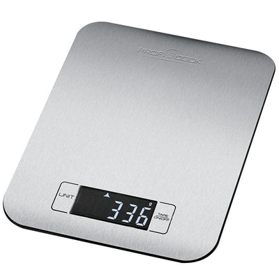 Proficook KW 1061 Scale Kitchen Digital Extraplana, Steel Inox., Precisión 1GR, Up To 5KG, Función Tara, Silve — image 1
