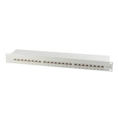 Patch Panel CAT.6A Installation Rack 48,3CM (19 ) 24 Ports Grey Claro — image 1
