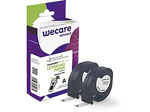 Armor Label White Texto Black Dymo Letratag Paper 12MMX4M — image 1