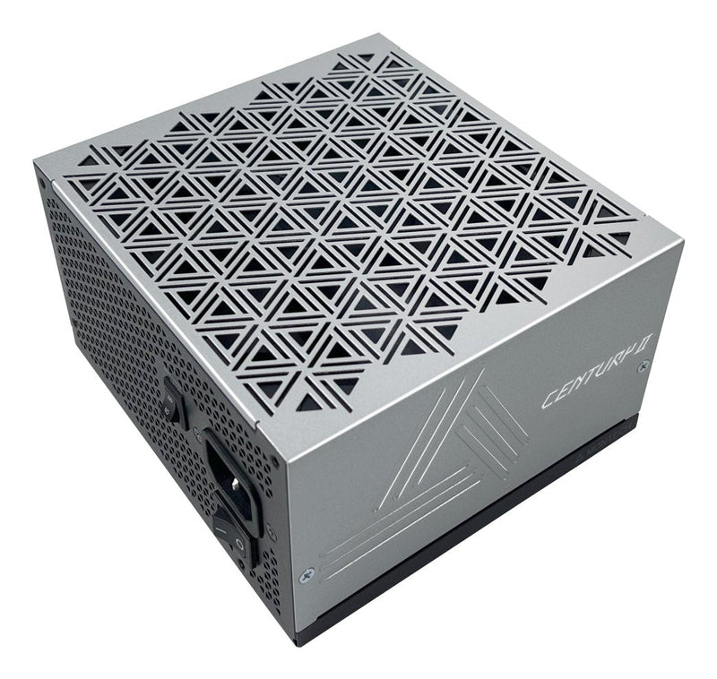 Montech Power Supply Century Ii 1200 Silver, 1X GPU High Power 12 Pines, 6X Pcie, Gestión Cables, 1200