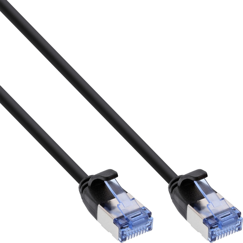 Inline Network Cable Slim Round U/FTP CAT.6A Black 5M
