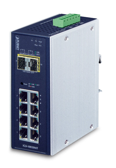 Planet IGS-10020MT Switch Gestionado L2 Gigabit Ethernet (10/100/1000) Black — image 1