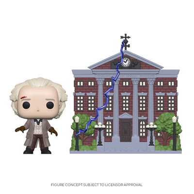 Figure Pop Back To The Future Doc With Clock Tower — image 1
