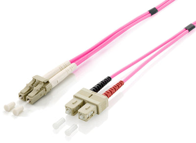 Equip Lwl Cable Fibre Optic Lc-sc 1.00M Multimode Duplex OM4 — image 1